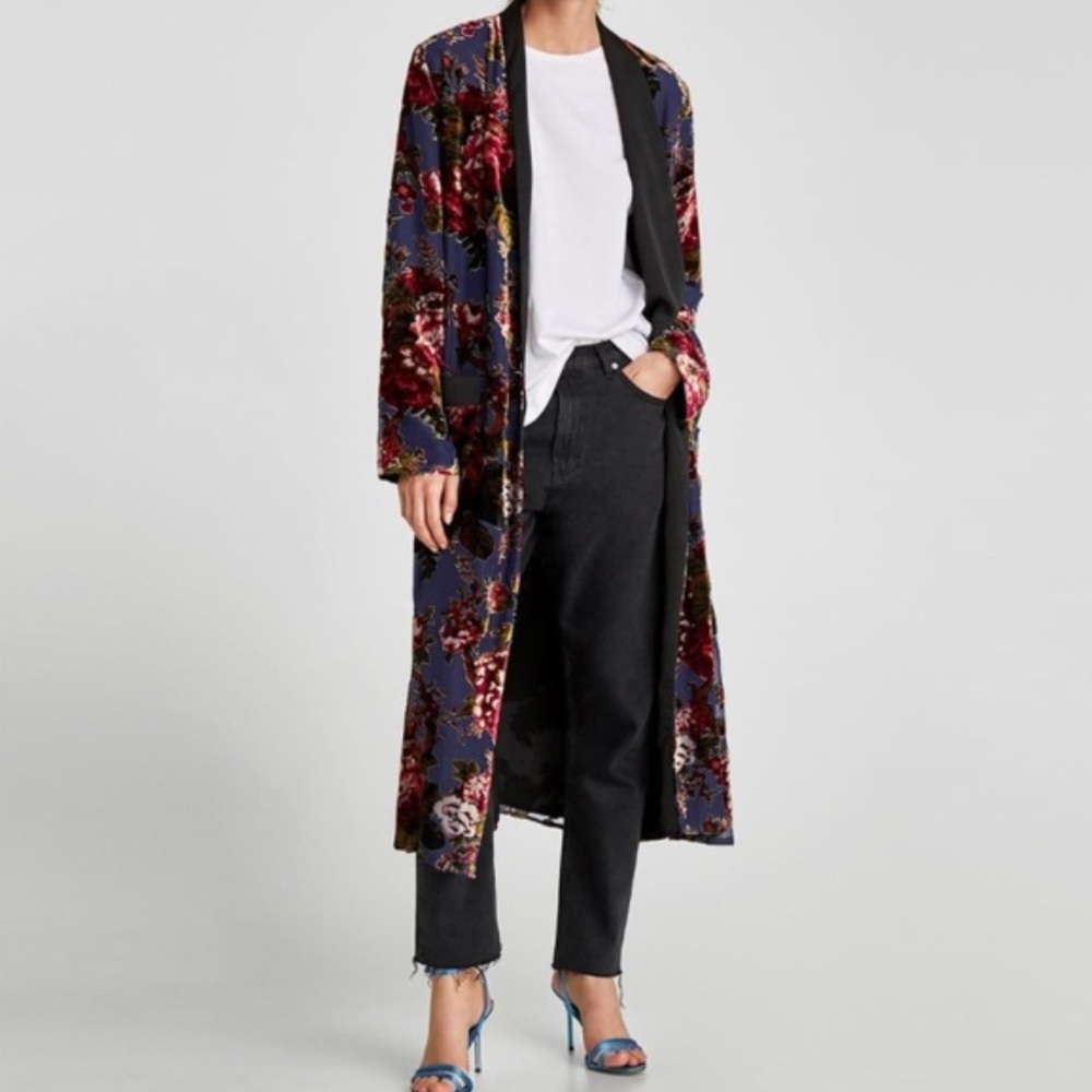 Zara Velvet Kimono